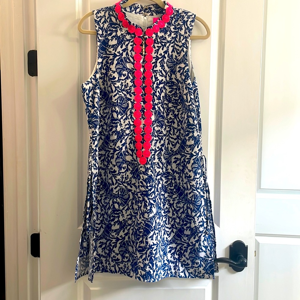 COPY - 💕💙Lilly Pulitzer Pink and Blue Romper 💕💙